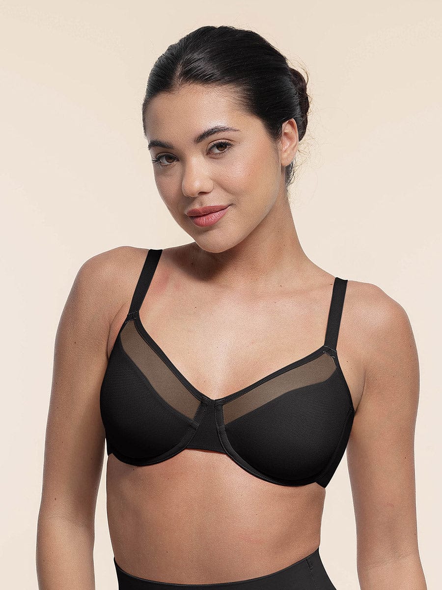 Full Cup Comfortable Underwire Bra with Adjustable Straps