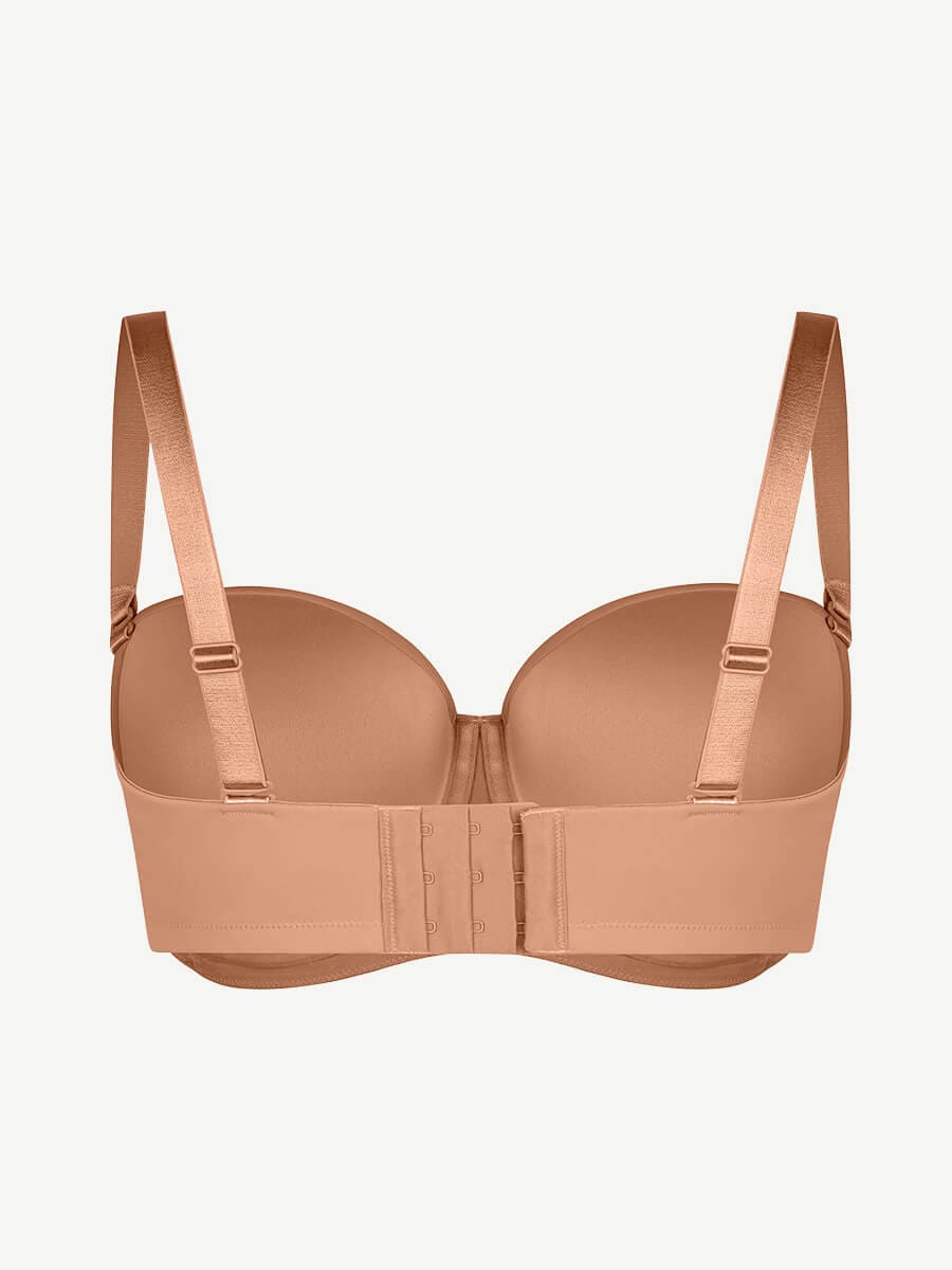 Strapless Push Up Underwire Support Bra