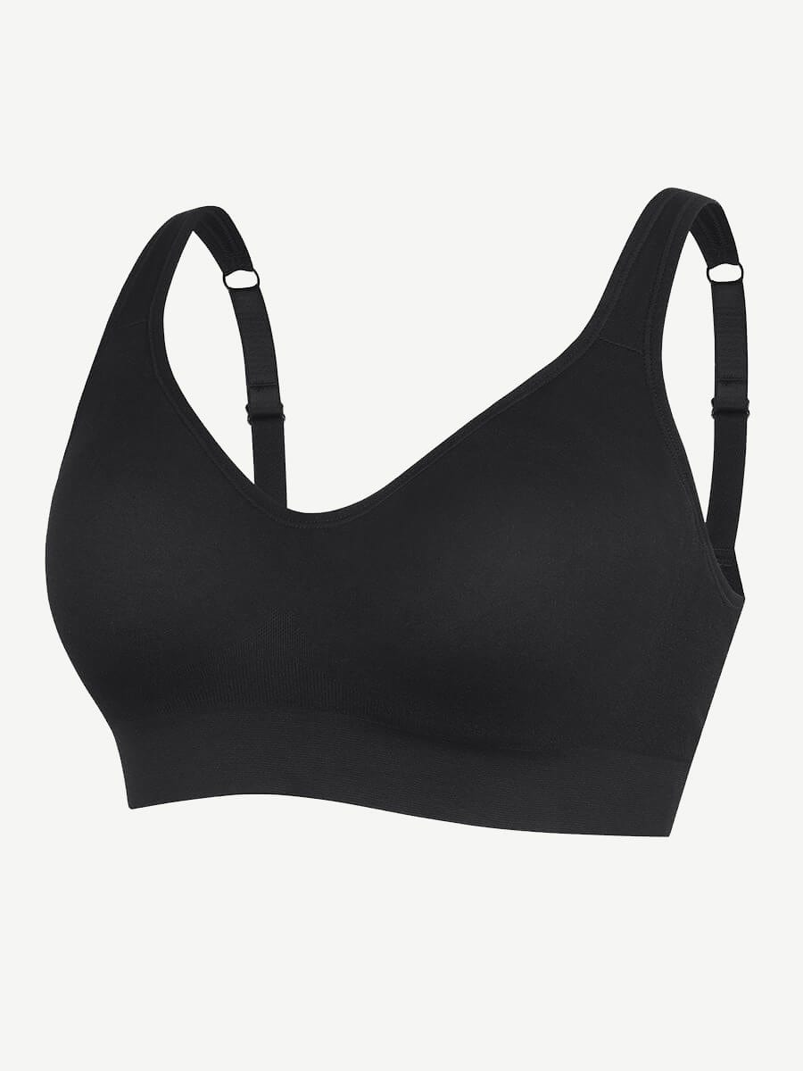 Wireless Seamless Low Back Shapewear Support Bra