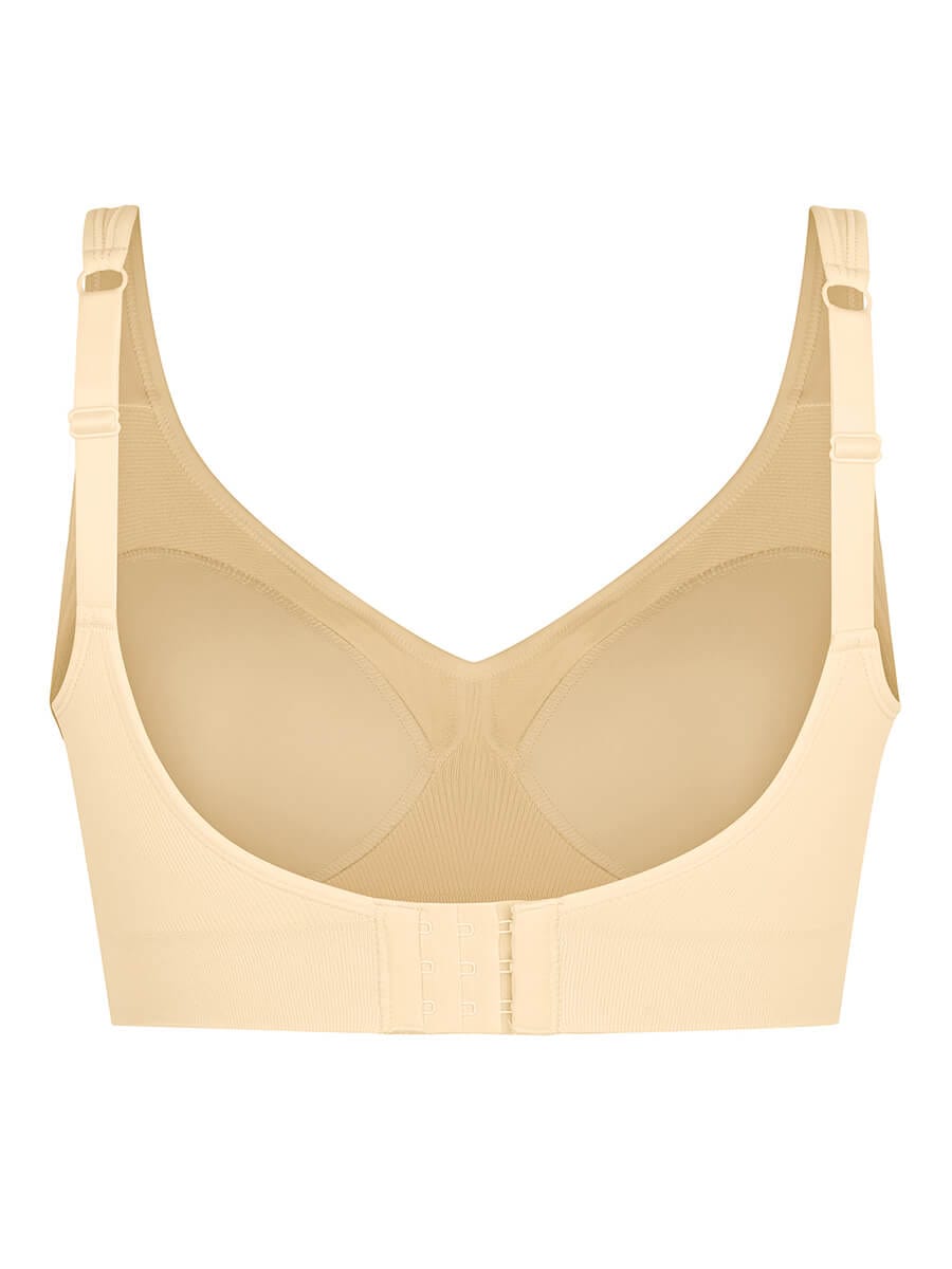 Wireless Seamless Low Back Shapewear Support Bra