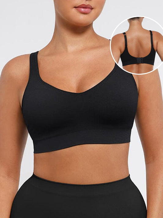 Wireless Seamless Low Back Shapewear Support Bra