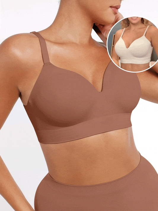 Seamless Wireless Shapewear Support Bra