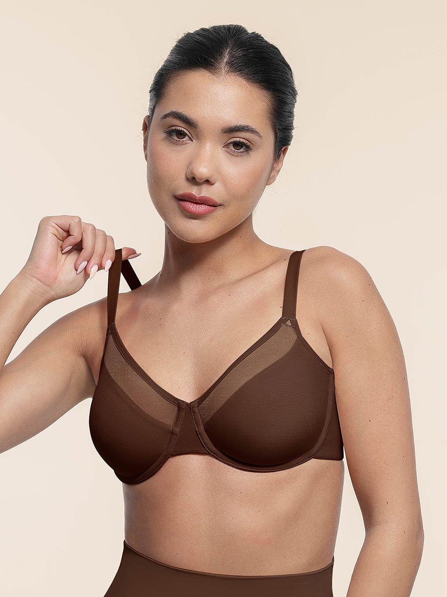 Full Cup Comfortable Underwire Bra with Adjustable Straps