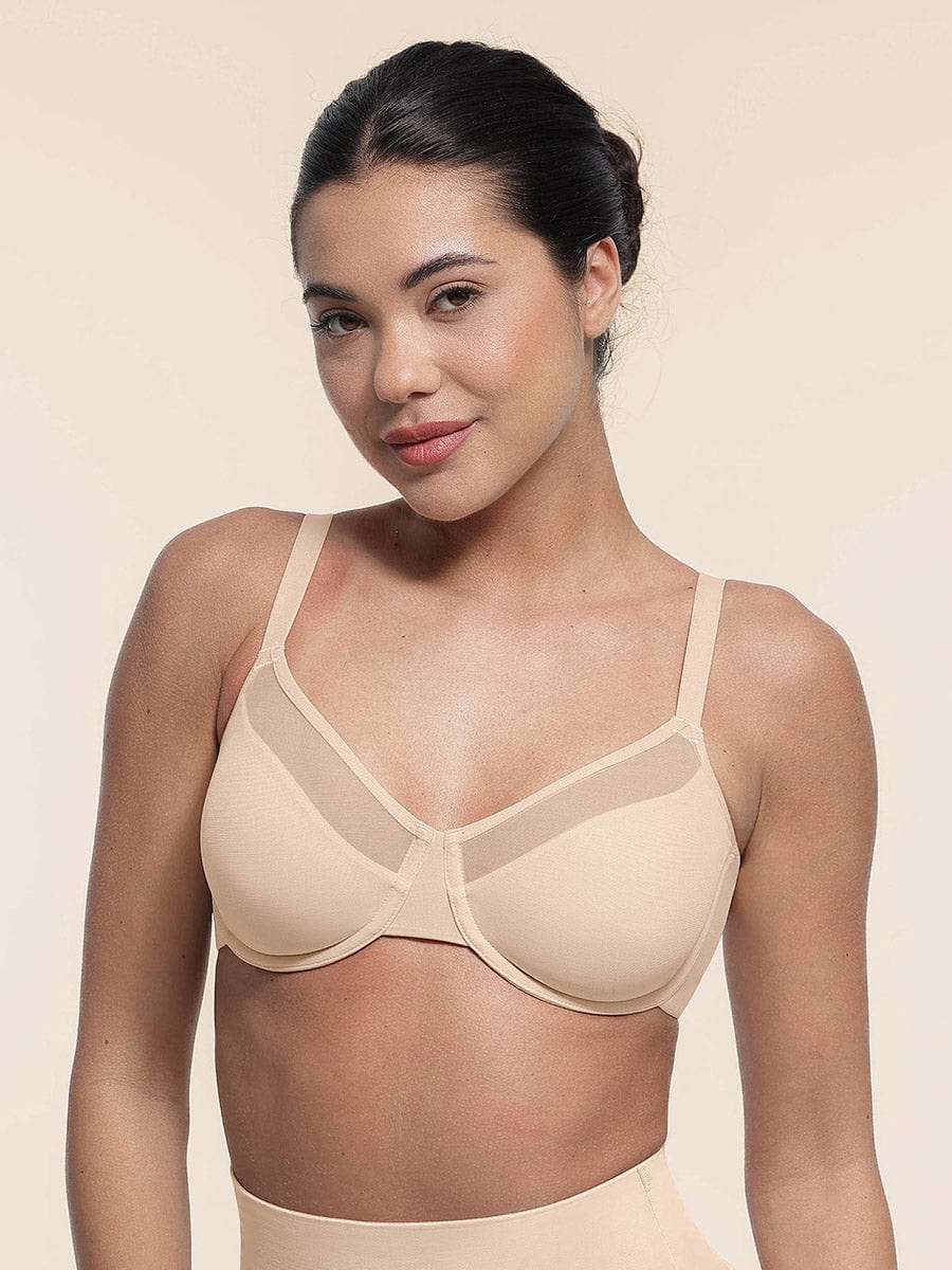 Full Cup Comfortable Underwire Bra with Adjustable Straps