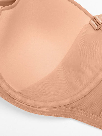 Strapless Push Up Underwire Support Bra