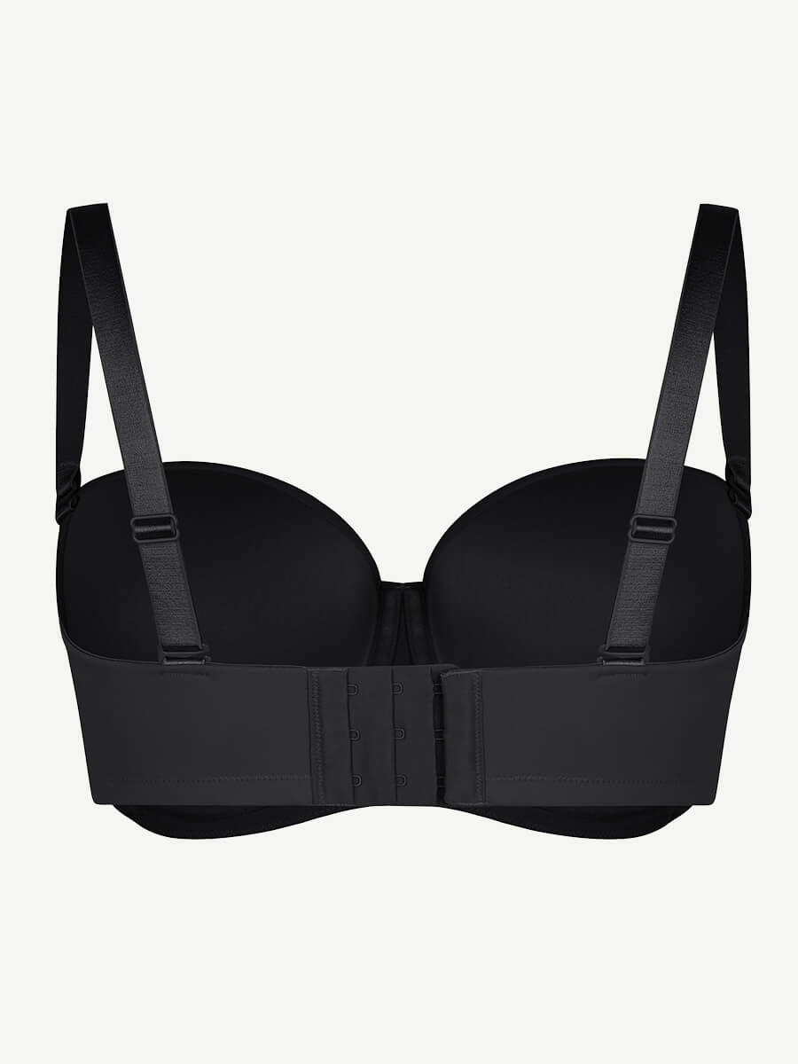 Strapless Push Up Underwire Support Bra