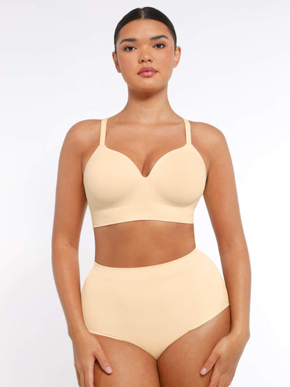 Seamless Wireless Shapewear Support Bra