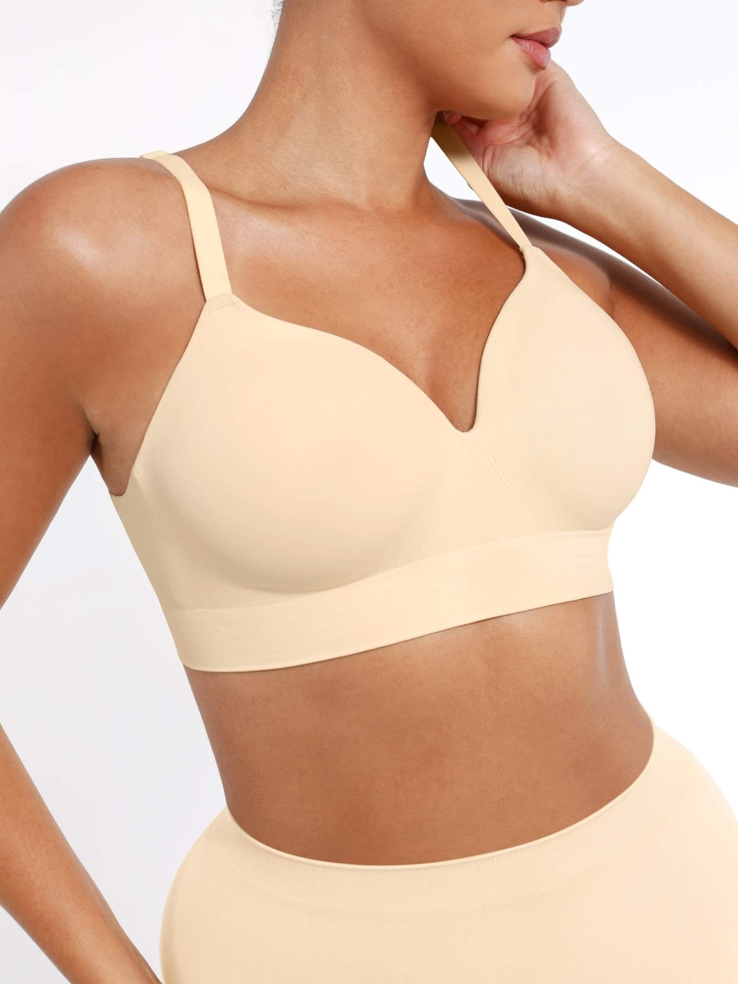 Seamless Wireless Shapewear Support Bra