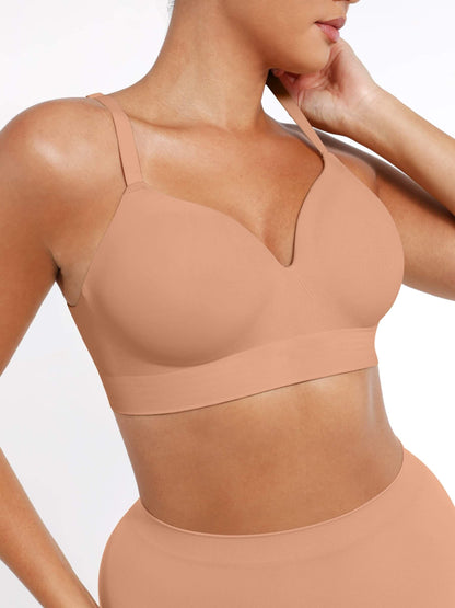 Seamless Wireless Shapewear Support Bra