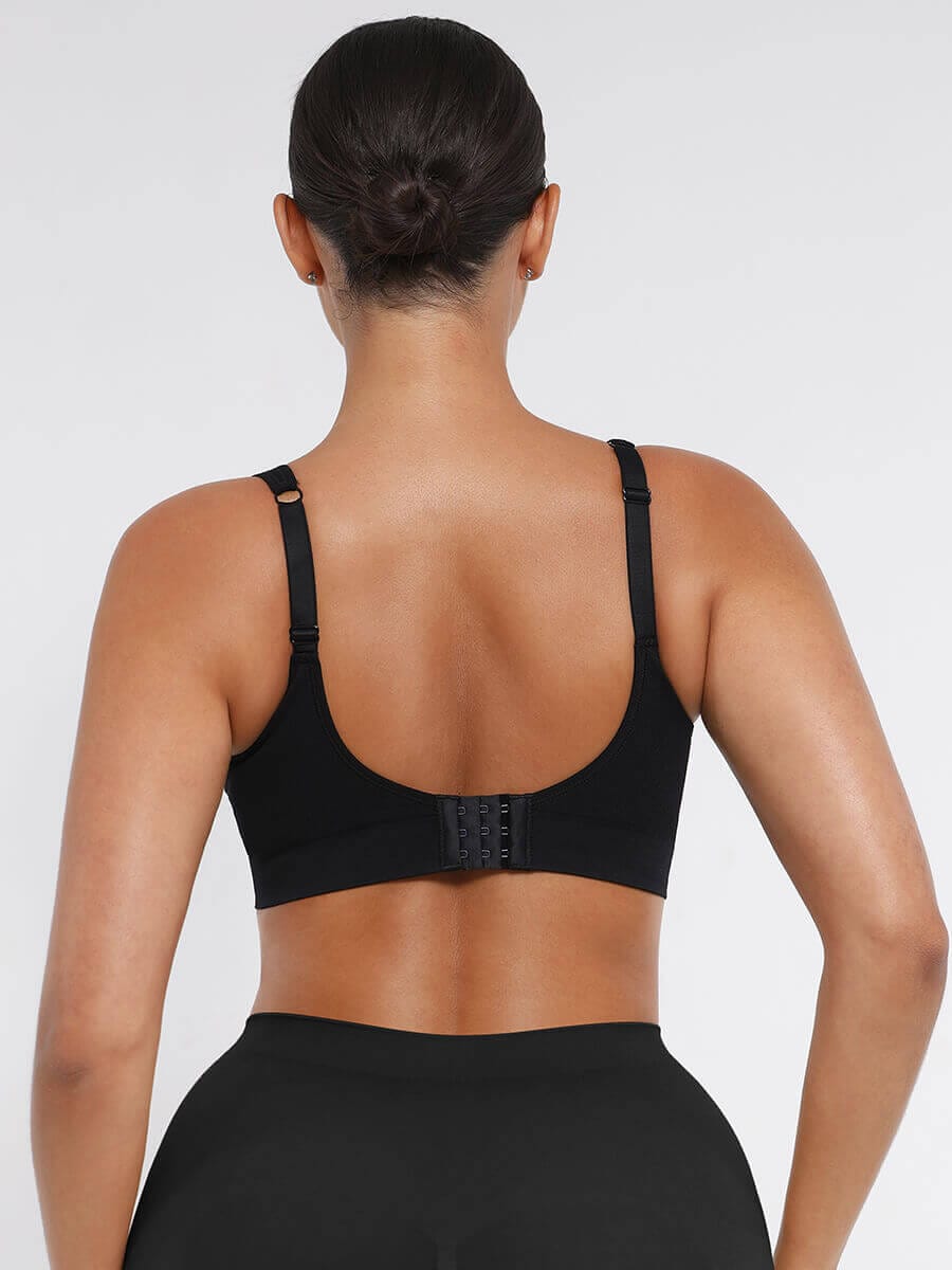 Wireless Seamless Low Back Shapewear Support Bra