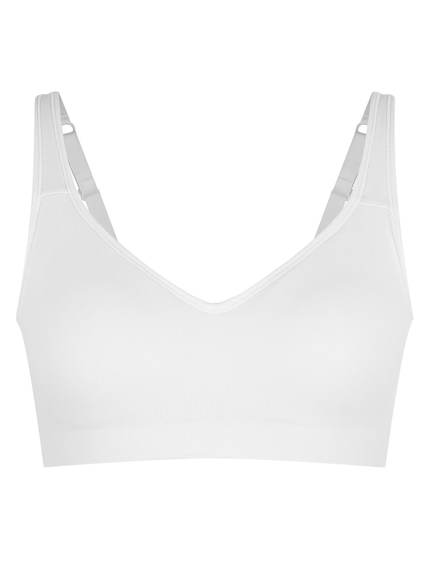 Wireless Seamless Low Back Shapewear Support Bra