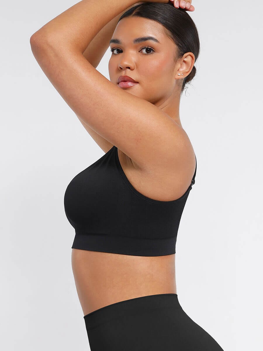 Wireless Seamless Low Back Shapewear Support Bra