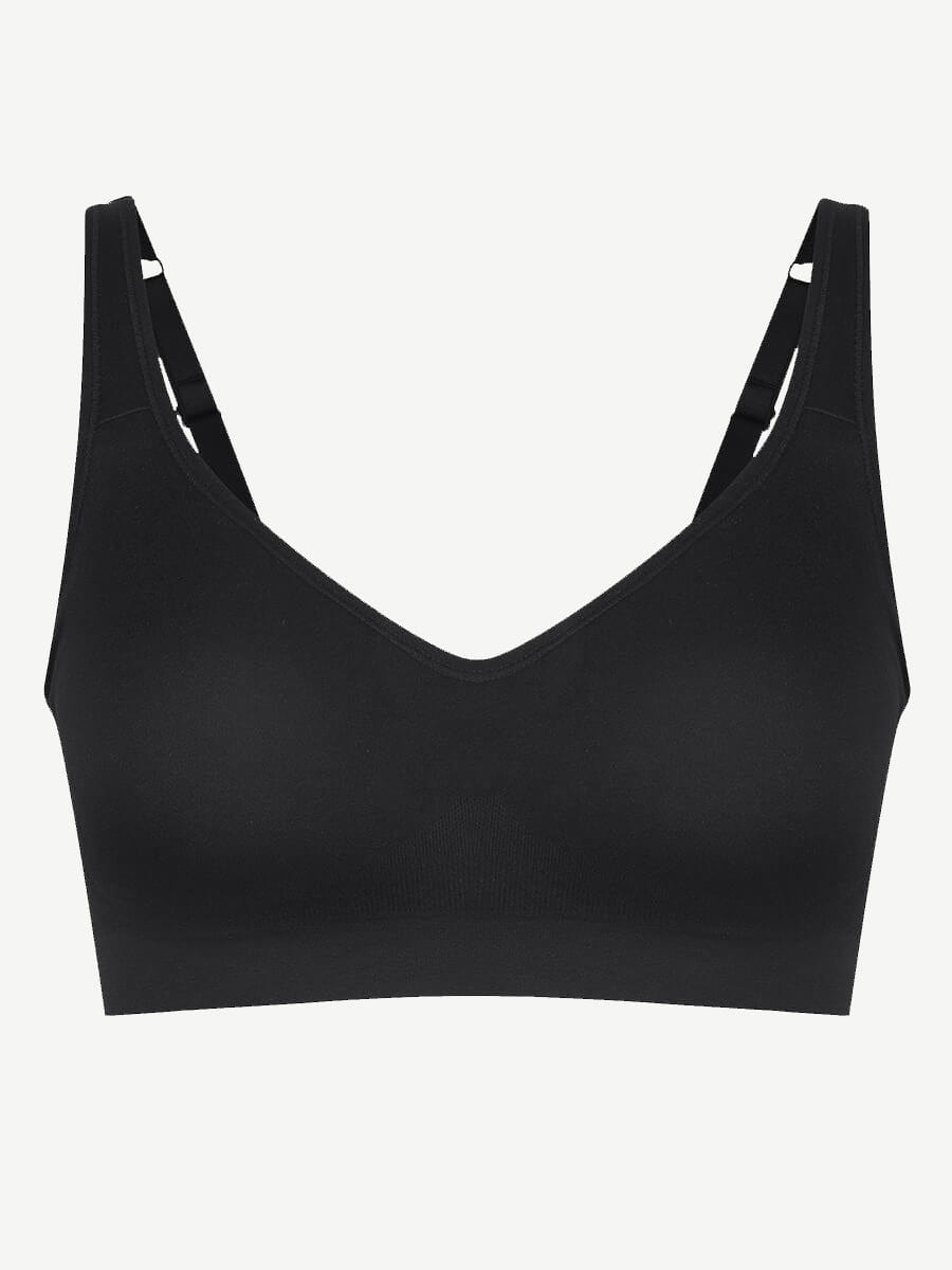 Wireless Seamless Low Back Shapewear Support Bra