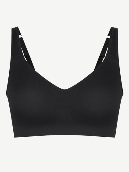 Wireless Seamless Low Back Shapewear Support Bra