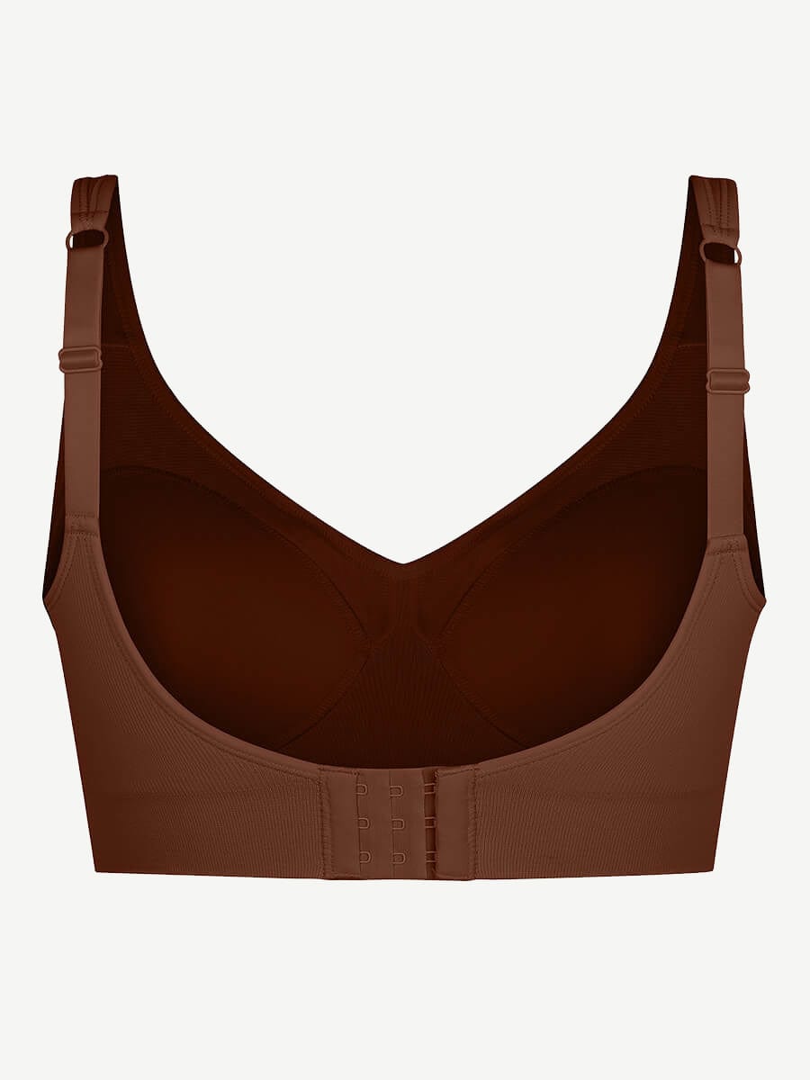 Wireless Seamless Low Back Shapewear Support Bra