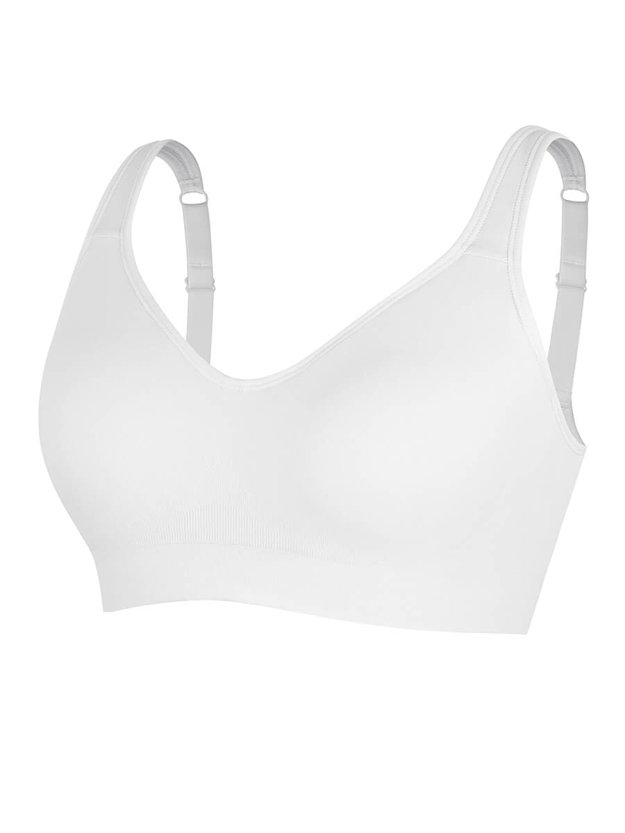Wireless Seamless Low Back Shapewear Support Bra