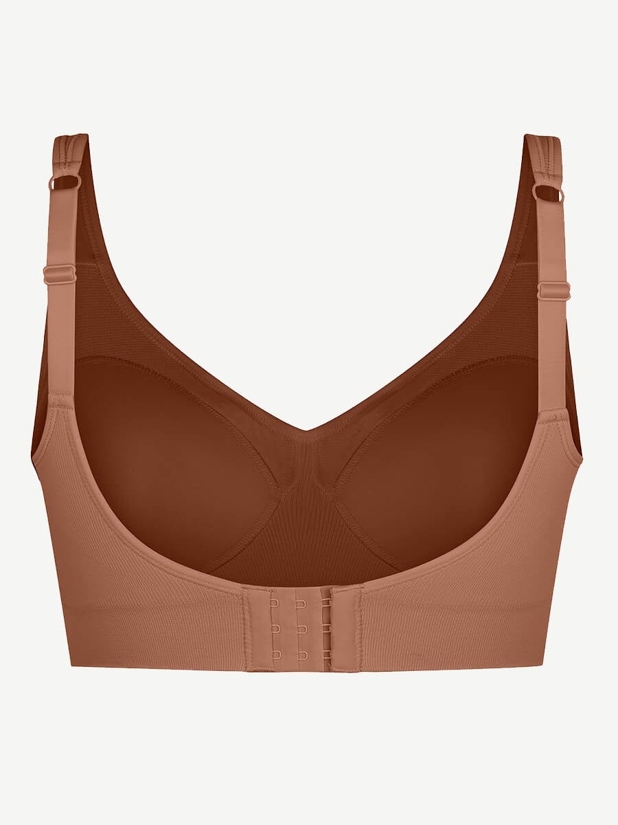 Wireless Seamless Low Back Shapewear Support Bra