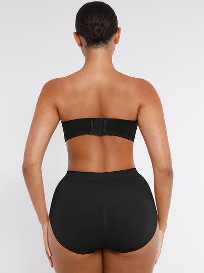 Strapless Push Up Underwire Support Bra