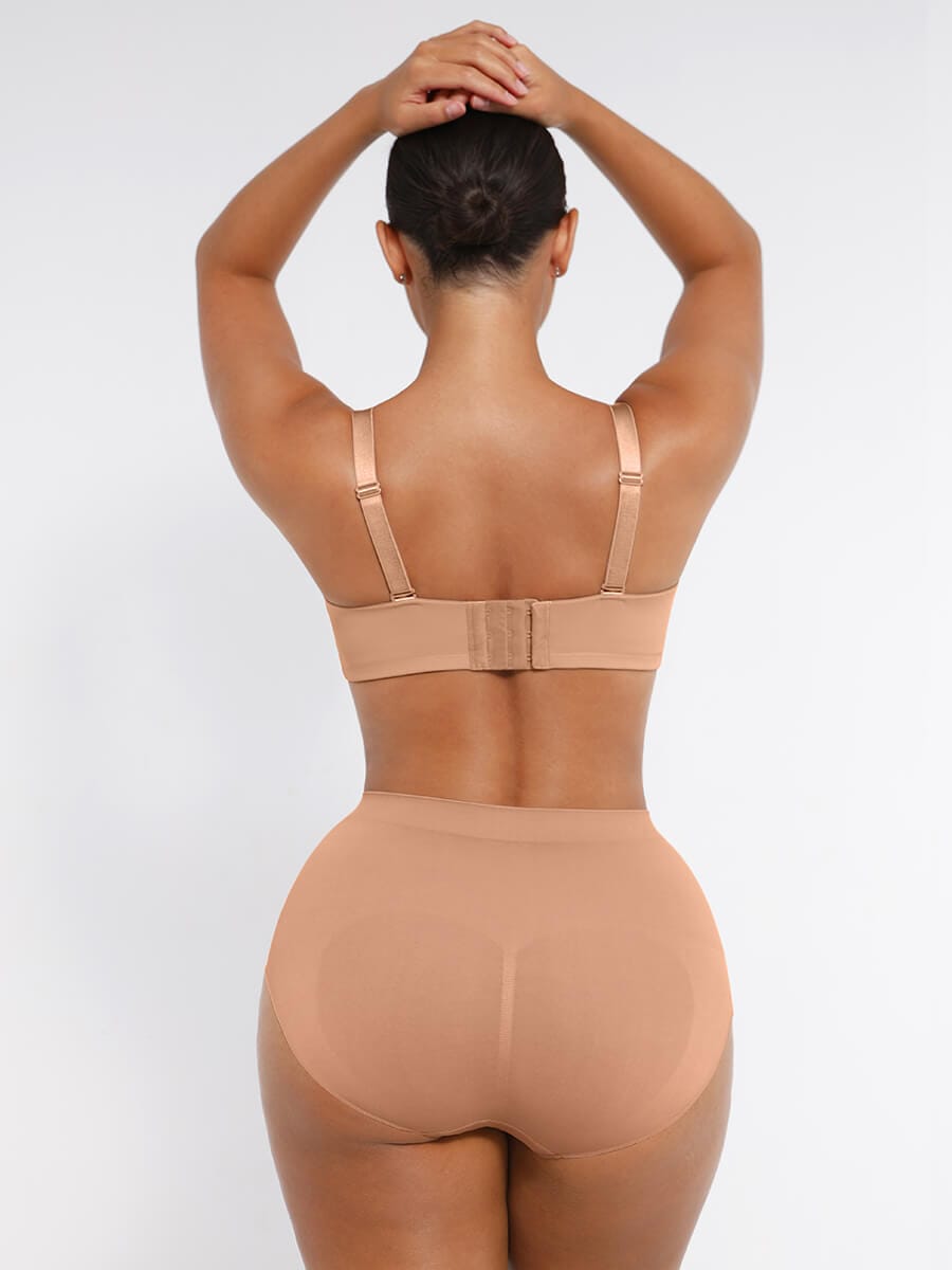 Strapless Push Up Underwire Support Bra