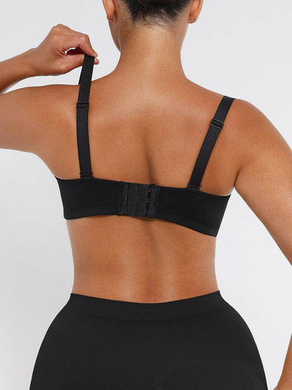 Strapless Push Up Underwire Support Bra