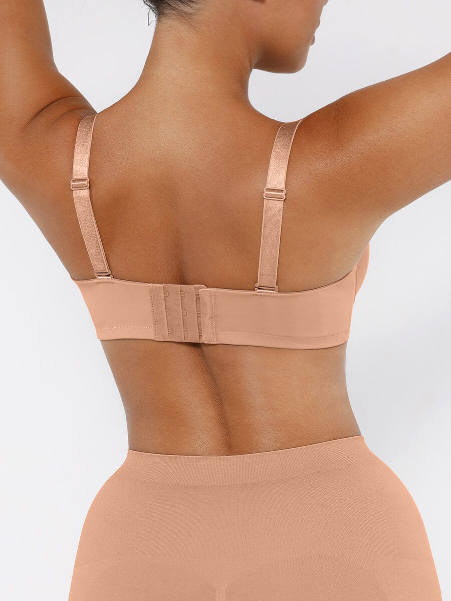 Strapless Push Up Underwire Support Bra