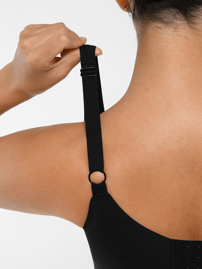 Underwired Deep Plunged V-Neck Support Bra