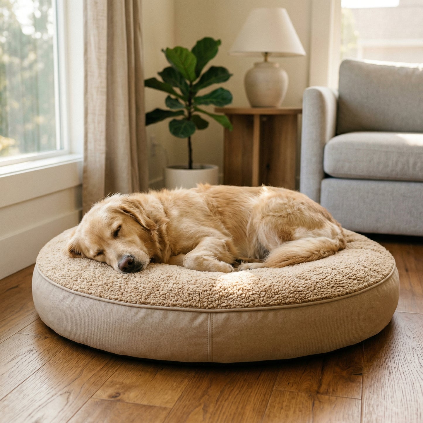 Rivaxon smart temperature-regulating pet bed — orthopedic comfort